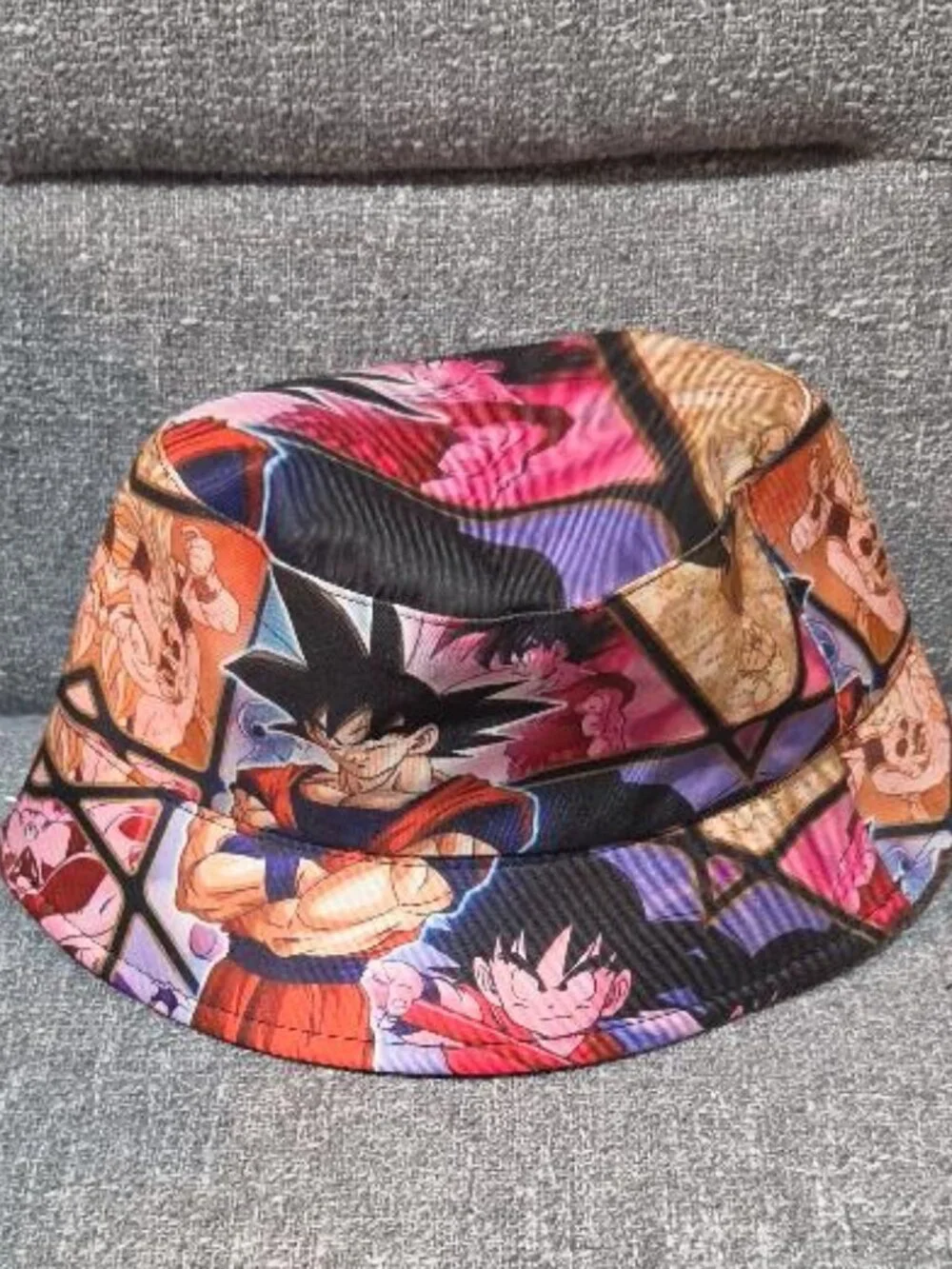 Children's Dragon Ball Z Themed Collage Bucket Hat